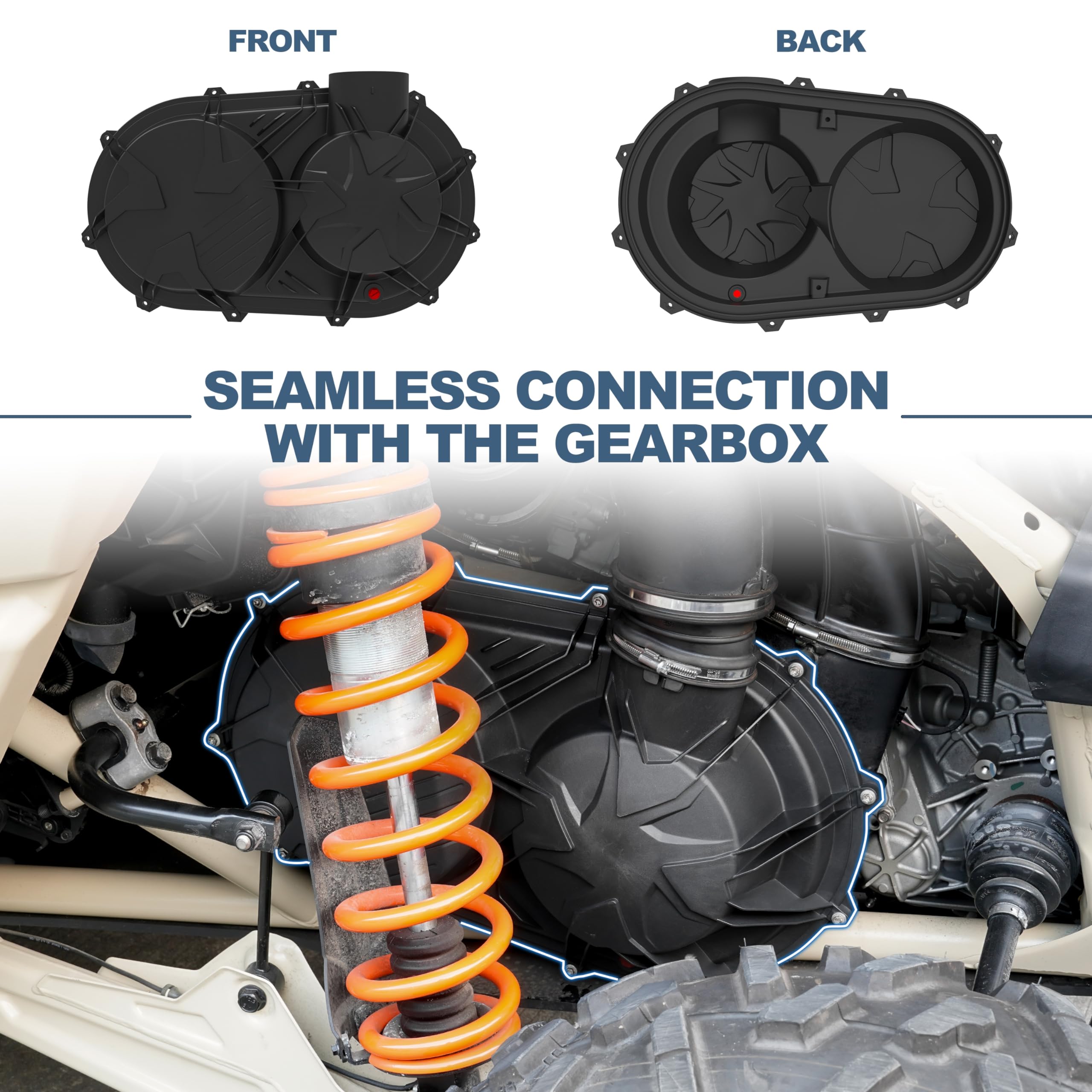 Amazon.com: SAUTVS Outer Clutch Cover for Can-Am Maverick X3 & MAX